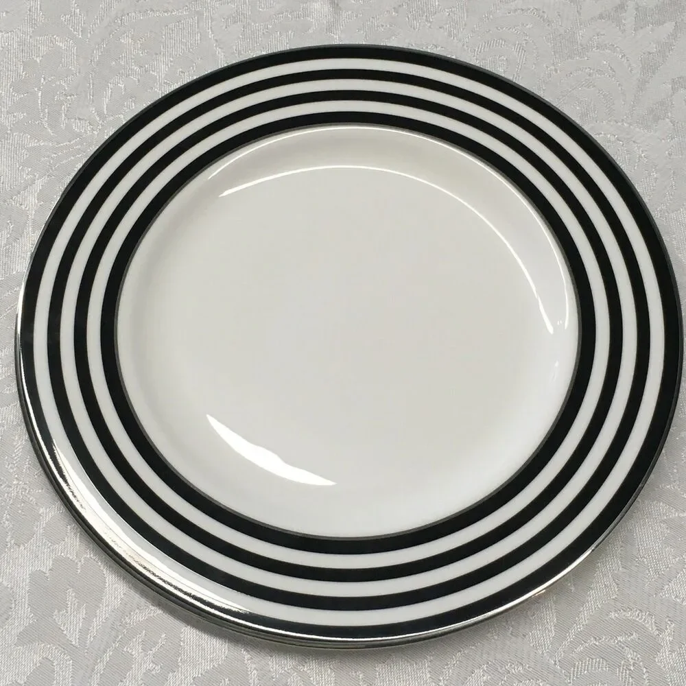 Kate Spade Lenox Plates lot Parker Place Salad, Butter, Saucer, 3 dishes